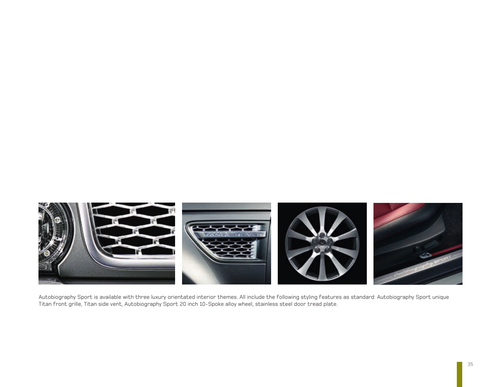 2011 Range Rover Sport Brochure Page 18